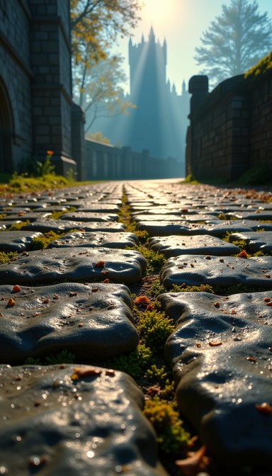 Free Ancient Cobblestone Journey Image - Cobblestones, Castle, Pathway ...