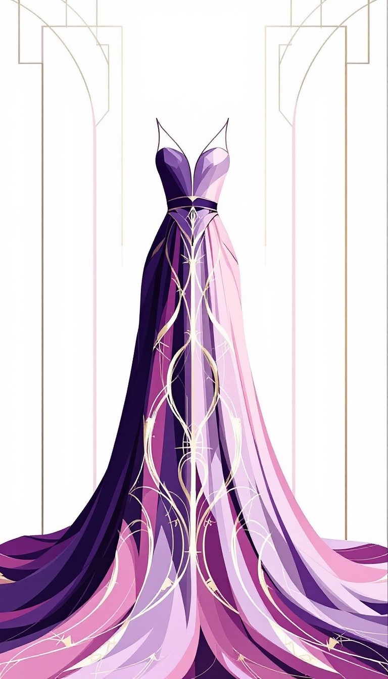 Free Regal Purple Gown Image - Gown, Purple, Rose | Download at StockCake