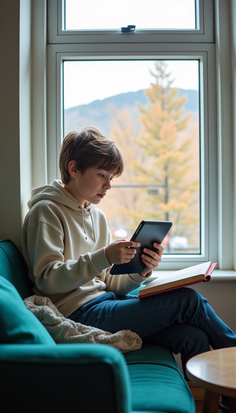 Read On Window Free Reading by window Image - Reading, Window, Mountains | Download at ...