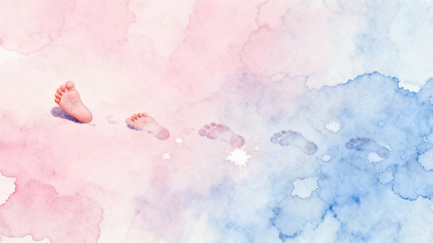 Free Tiny Steps Forward Photo - Footprints, Baby, Watercolor | Download ...