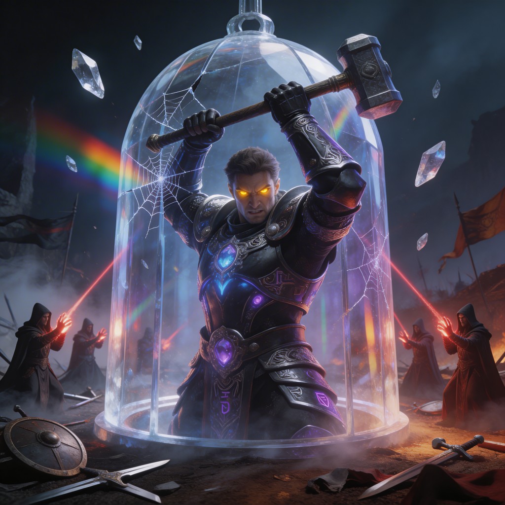 Free Imprisoned Crystal Warrior Image - Warrior, Fantasy, Crystal ...