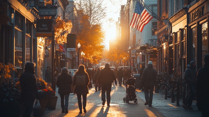 Free Sunset city stroll Image - Sunset, City, Street | Download at ...