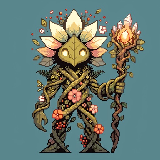 Free Botanical Sprite Guardian Image - Pixel, Pixelart, Sprite ...