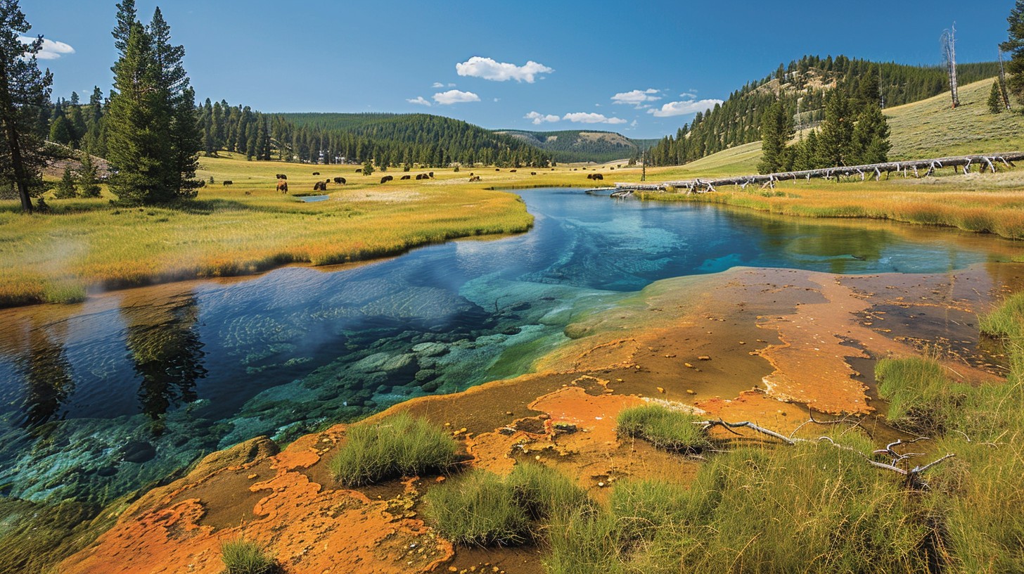 Free Vibrant River Landscape Image - River, Landscape, Valley ...