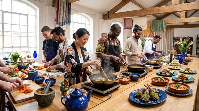 Free Cultural Culinary Collaboration Image - Chefs, Cooking ...