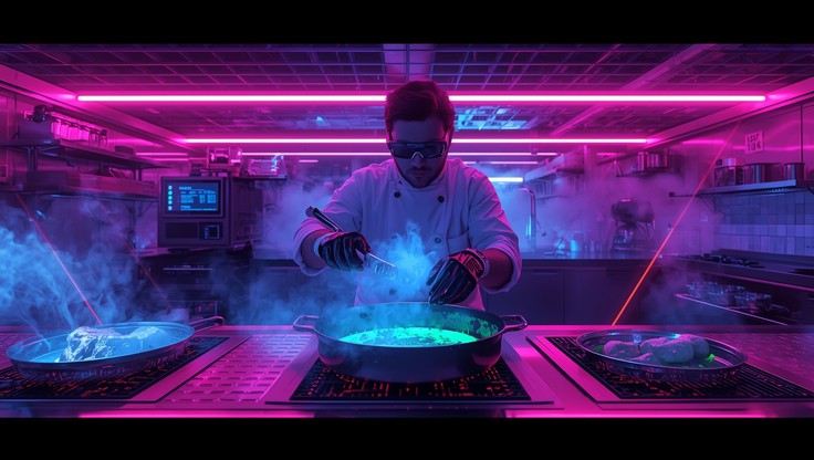 Free Cyberpunk Chef Cooking Image - Cyberpunk, Chef, Cooking | Download ...
