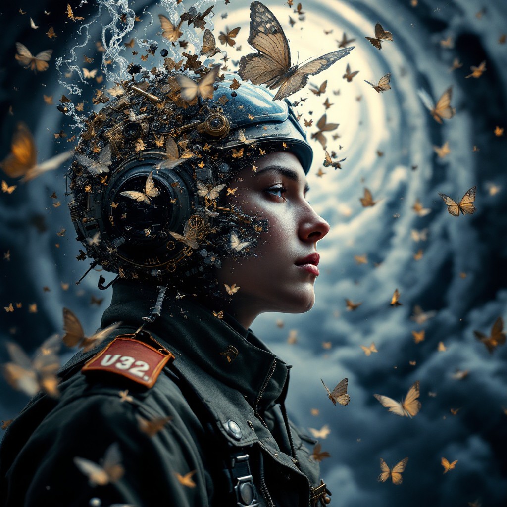 Free Butterfly Pilot Dreams Image - Surreal, Military, Butterflies ...