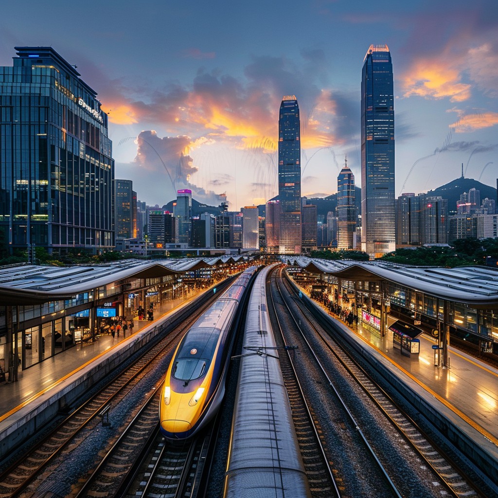 Urban Setting Train Free Urban Train Sunset Image - Urban, Train, Sunset | Download at ...