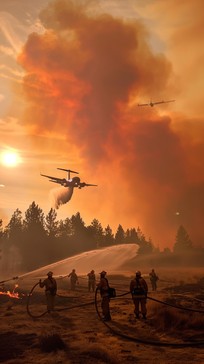 Free Aerial Firefighting Effort Image - Aerial, Wildfire, Firefighting ...