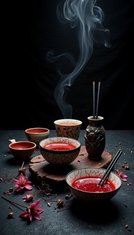Free Stacked Ritual Vessels Image - Tableware, Japanese, Stacked ...