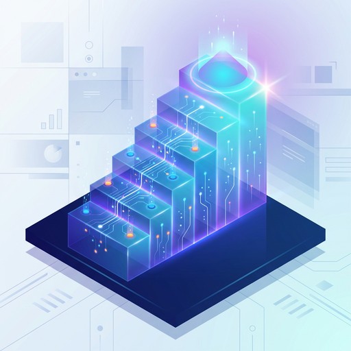 Free Digital Stairway Ascending Image - Isometric, 3d, Platforms ...
