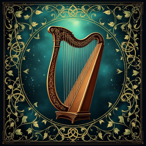 Sentient Harp Free Elegant Wooden Harp Image - Harp, Music, Wooden | Download at ...