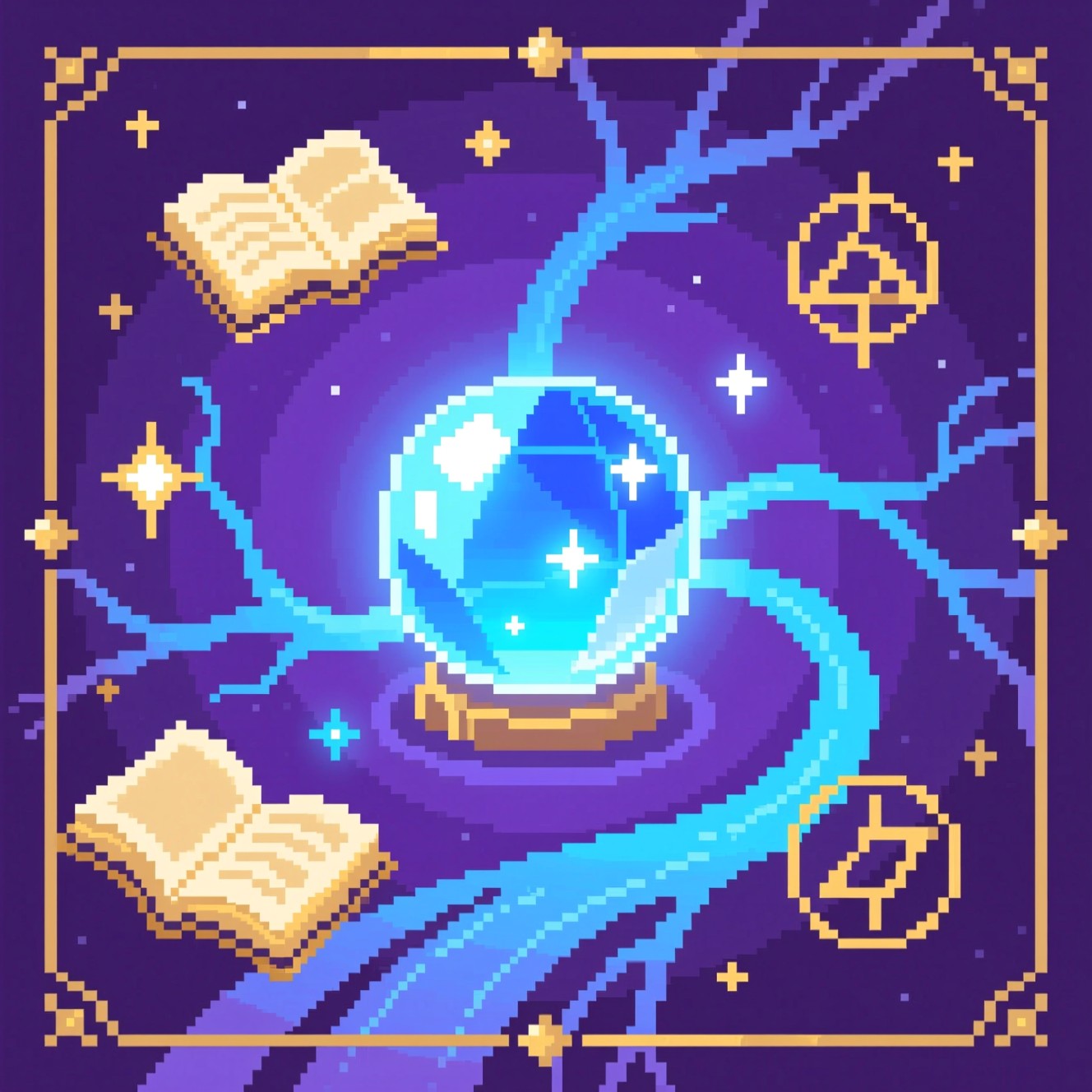 Free Arcane Pixel Magic Image - Crystal, Ball, Magic | Download at ...