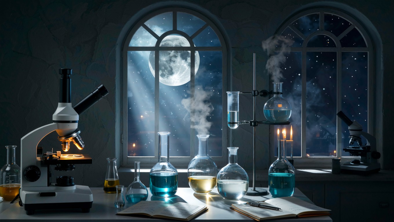 Free Moonlit Science Mystery Photo - Laboratory, Moonlight, Science ...