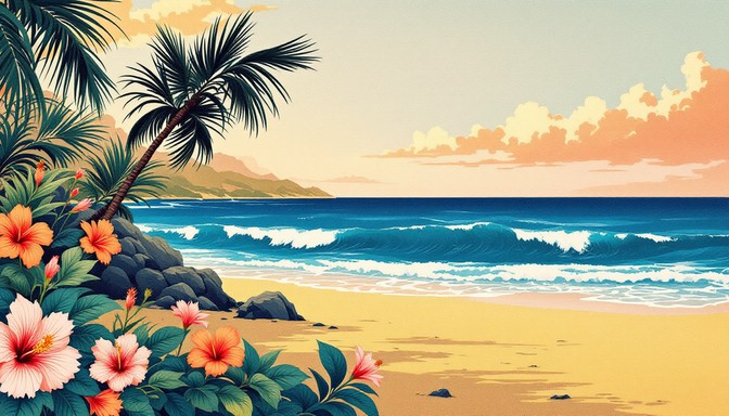 Free Tropical Sunset Waves Image - Tropical, Beach, Ocean | Download at ...