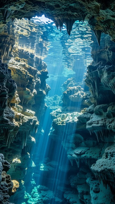 Free Azure Cave Wonder Image - Cave, Azure, Underwater | Download at ...