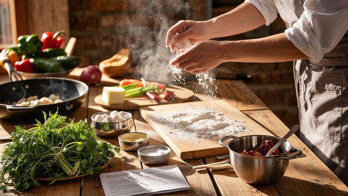 Free Rustic Cooking Preparation Image - Cooking, Rustic, Kitchen ...