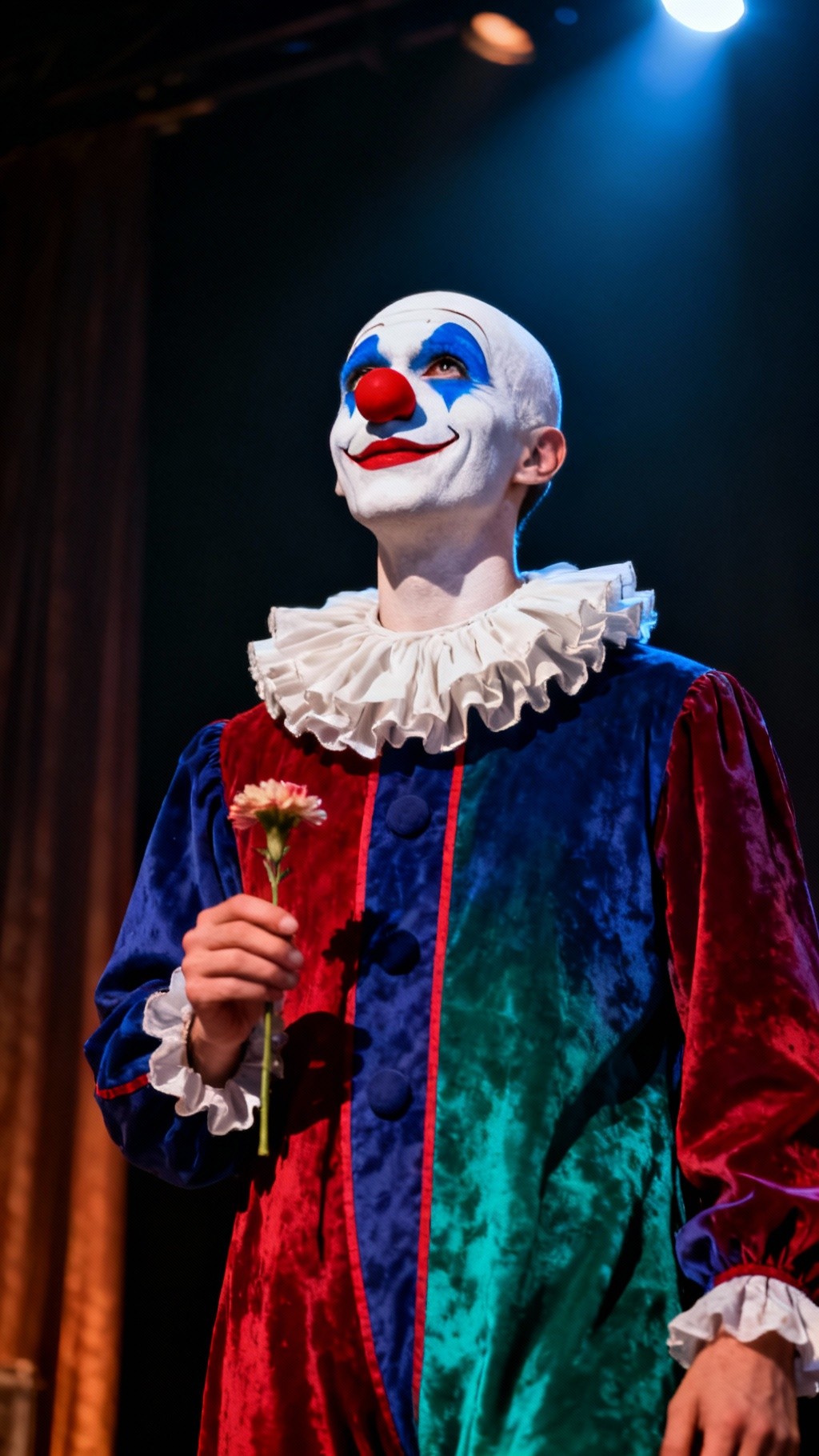 Free Theatrical Clown Portrait Image - Clown, Theatrical, Performer ...