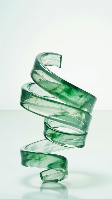 Free Spiraling Emerald Ribbon Image - Ribbon, Emerald, Green | Download ...