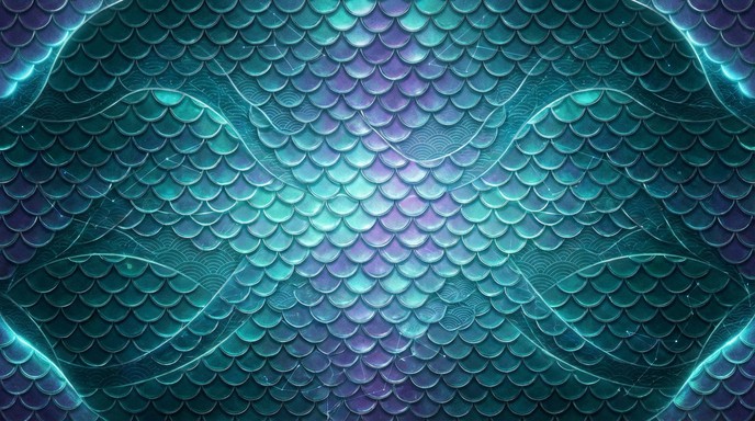 Violet Scale Free Iridescent Ocean Scales Image - Iridescent, Scales, Pattern ...