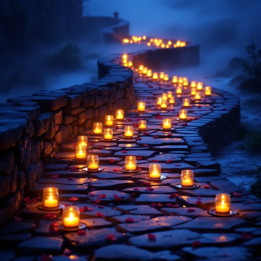 Free Illuminated Memorial Path Image - Memorial, Cemetery, Candles ...