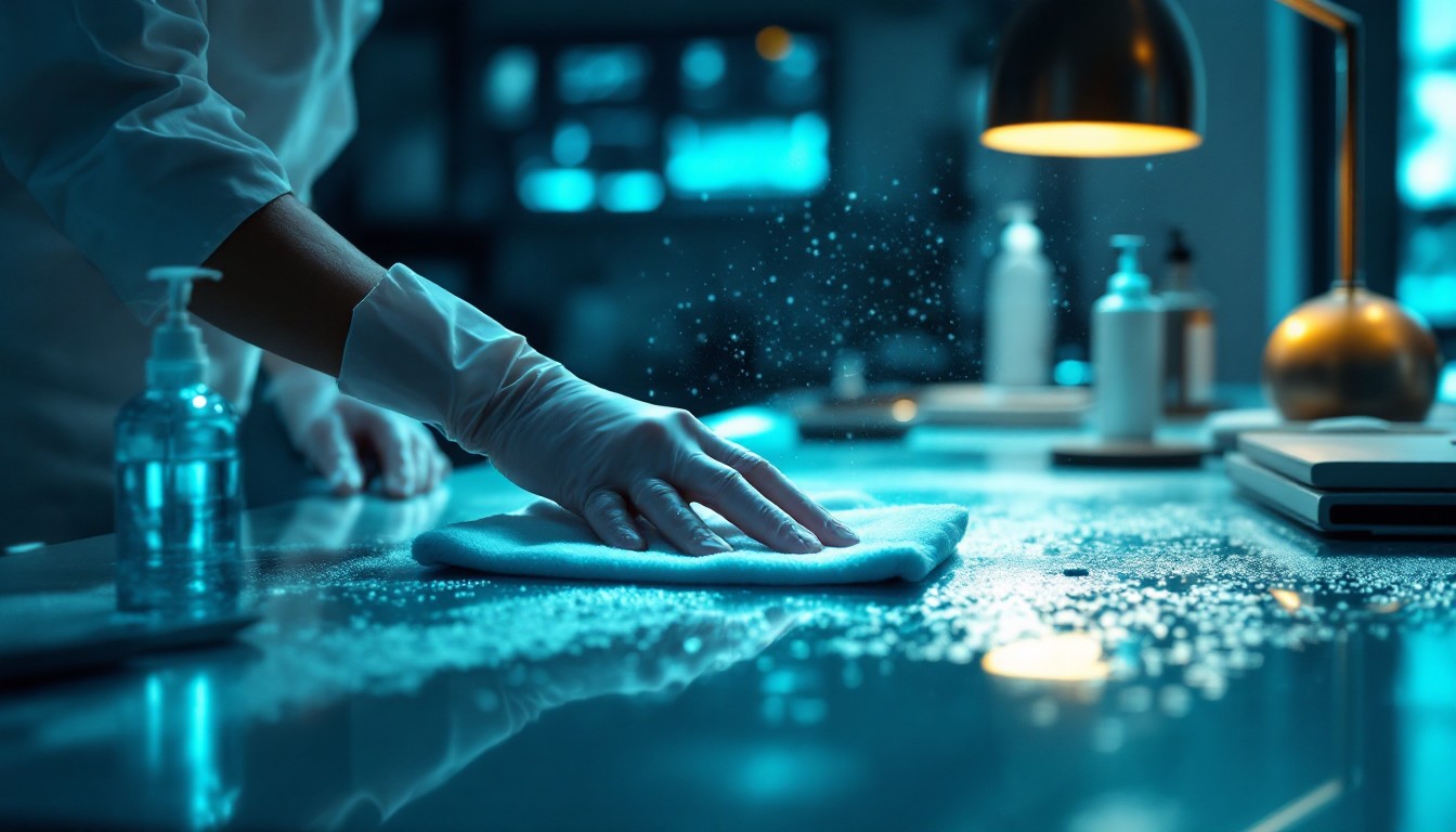 Free Clean Workspace Protocol Photo - Sanitizing, Workplace, Hygiene ...