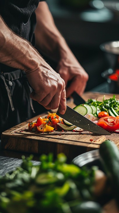 Free Chopping Fresh Vegetables Image | Download at StockCake