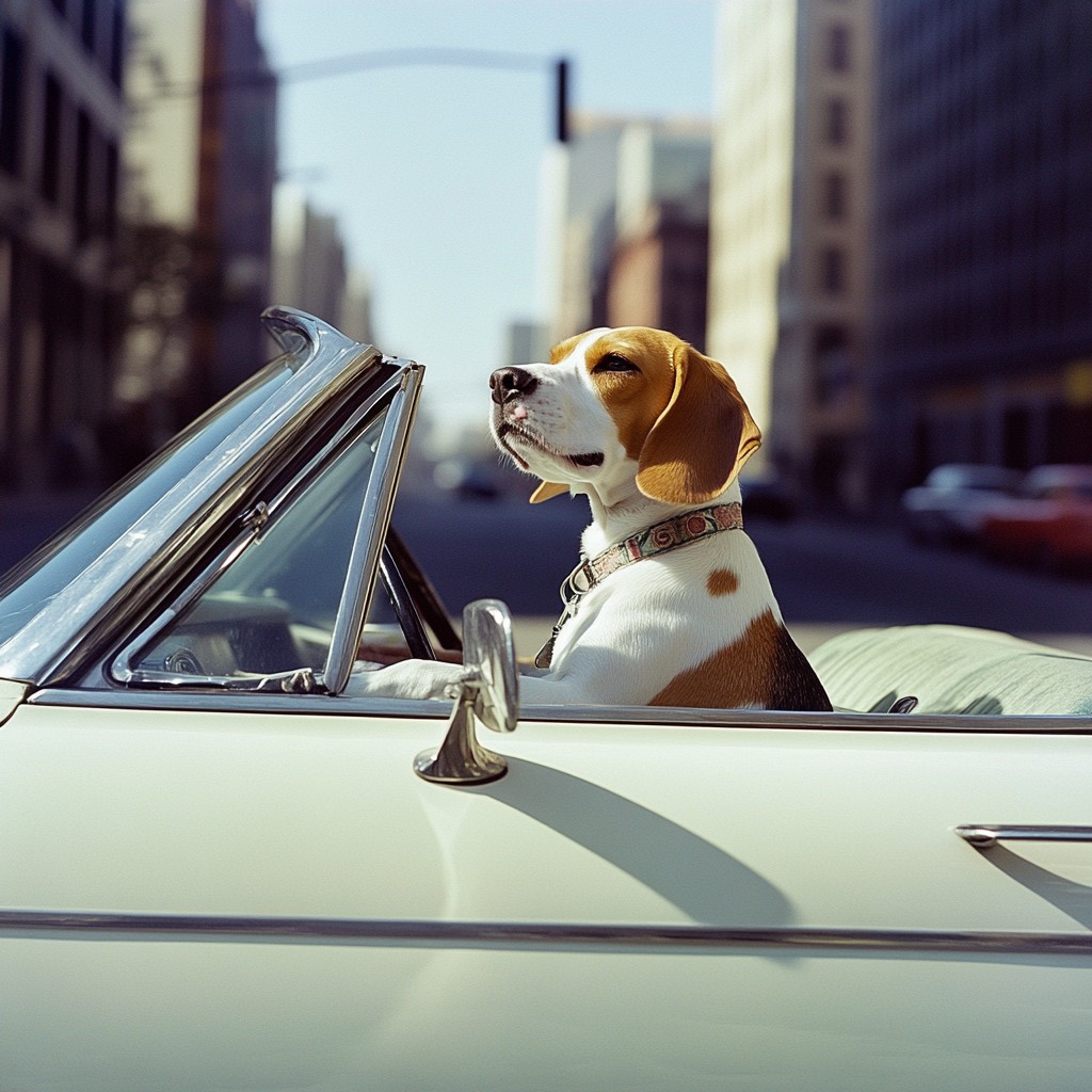 Free Dog driving car Image - Beagle, Convertible, City | Download at ...