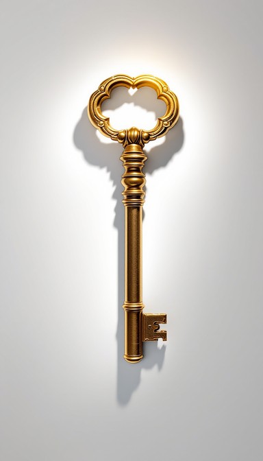 Free Golden Vintage Key Image - Vintage, Brass, Key | Download at StockCake