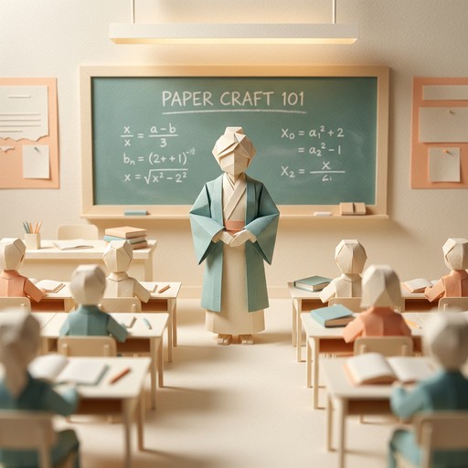 Free Paper Classroom Scene Image - Paper, Origami, Diorama | Download ...