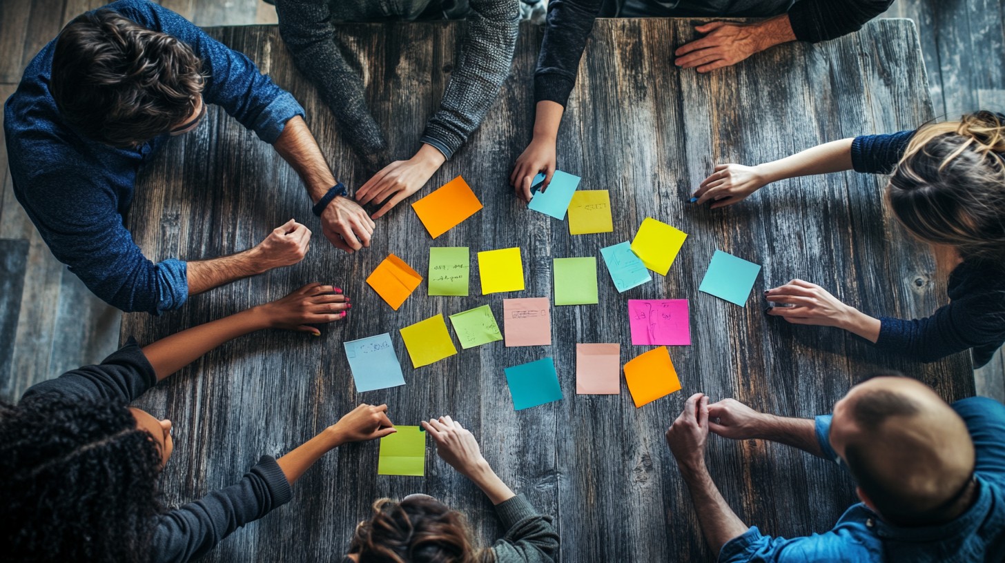 Free Team Brainstorming Session Photo - Teamwork, Collaboration ...