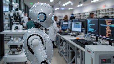 Free Robot Interaction Demonstration Image - Robot, Scientist ...