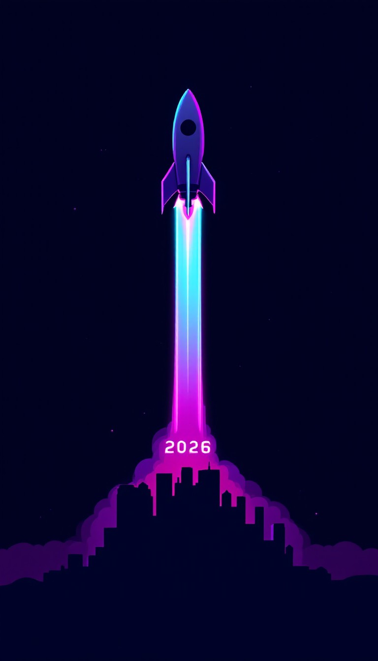 Free Launching Into 2026 Image - Rocket, 2026, Pixel | Download at ...