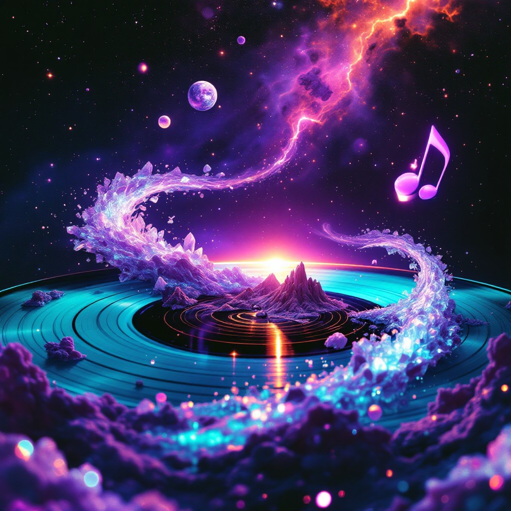 Free Cosmic Musical Symphony Image - Vinyl, Cosmic, Music | Download at ...