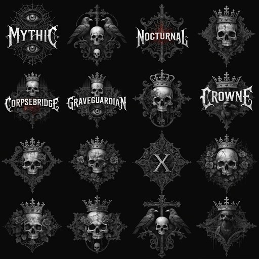 Free Gothic Logo Collection Image - Gothic, Logos, Skulls | Download at ...
