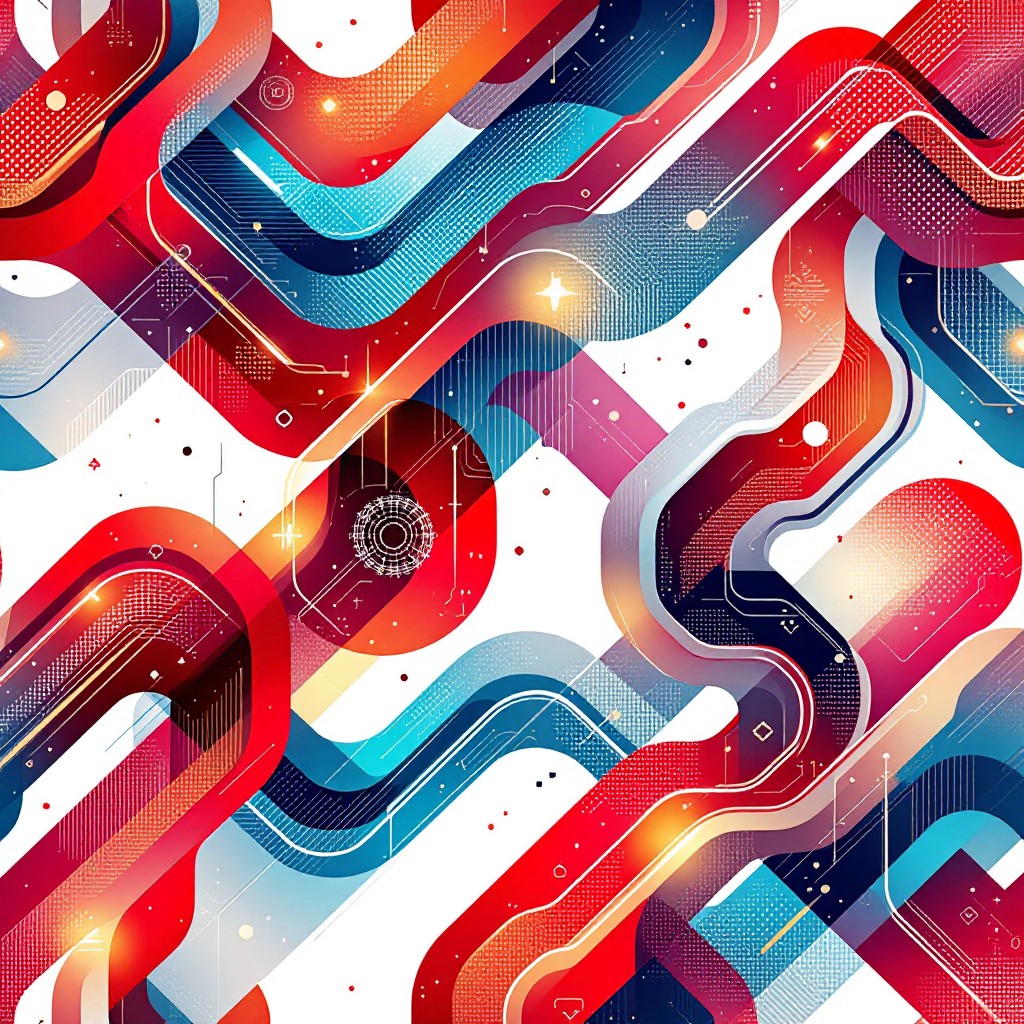 Free Dynamic Flowing Ribbons Image - Abstract, Geometric, Flowing ...