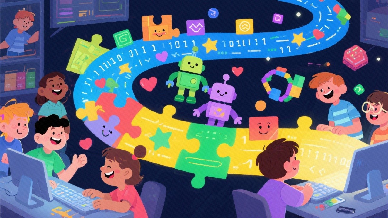Free Creative Coding Kids Photo - Coding, Children, Collaboration ...