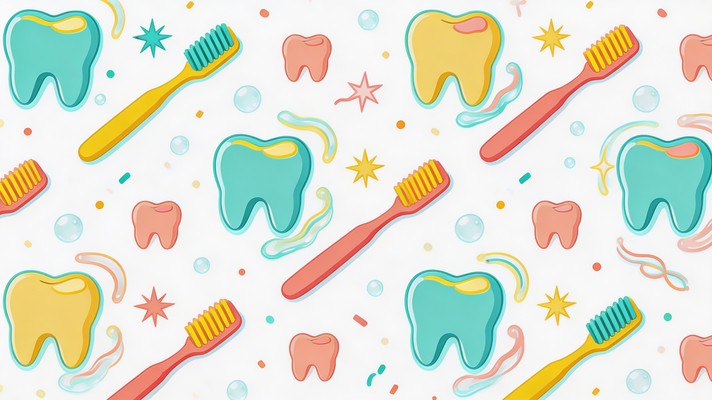 Free Playful Tooth Design Image - Pattern, Dental, Teeth | Download at ...