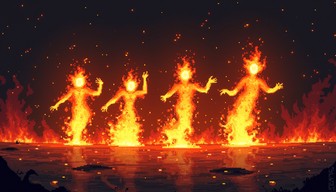 Free Dancing Fire Spirits Image - Flames, Spirits, Dance | Download at ...