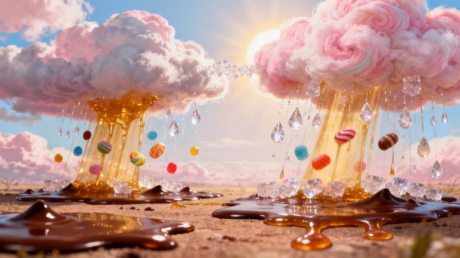 Free Sweet Weather Wonder Image - Candy, Rain, Clouds | Download at ...