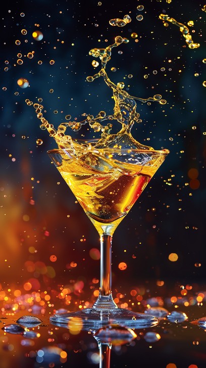 Cocktail Background Splash Download Vibrant cocktail splash Image - Splash, Vibrant, Bokeh | StockCake