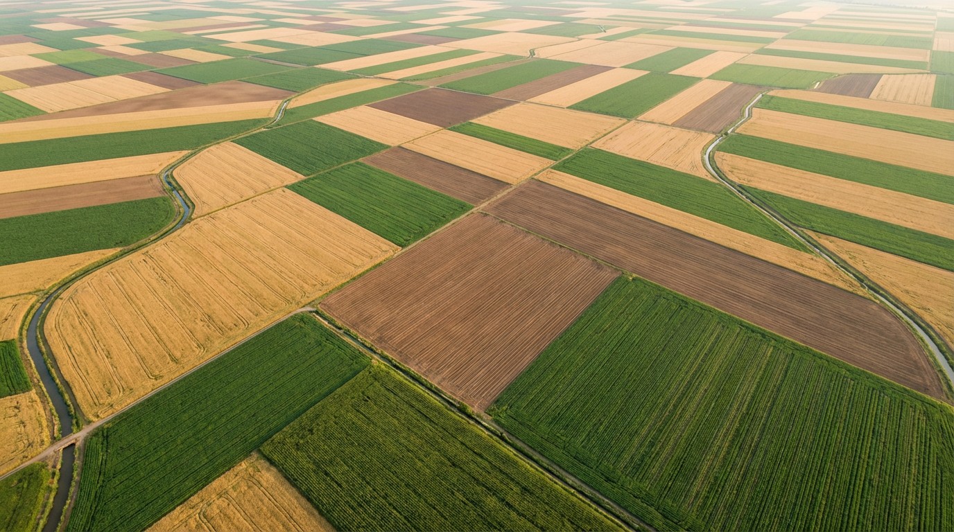 Section Farmland Pattern Free Geometric Farmland Patterns Image - Agriculture, Farmland, Aerial ...
