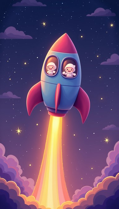 Free Magical Rocket Adventure Image | Download at StockCake