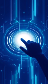 Touch Ripple Video Stock Free Digital Touch Ripples Image - Cyberpunk, Digital, Hand | Download ...