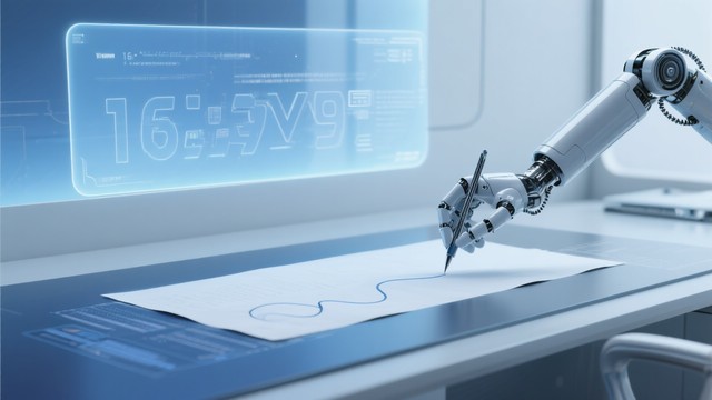 Free Technology Meets Writing Photo - Robotic, Writing, Futuristic ...