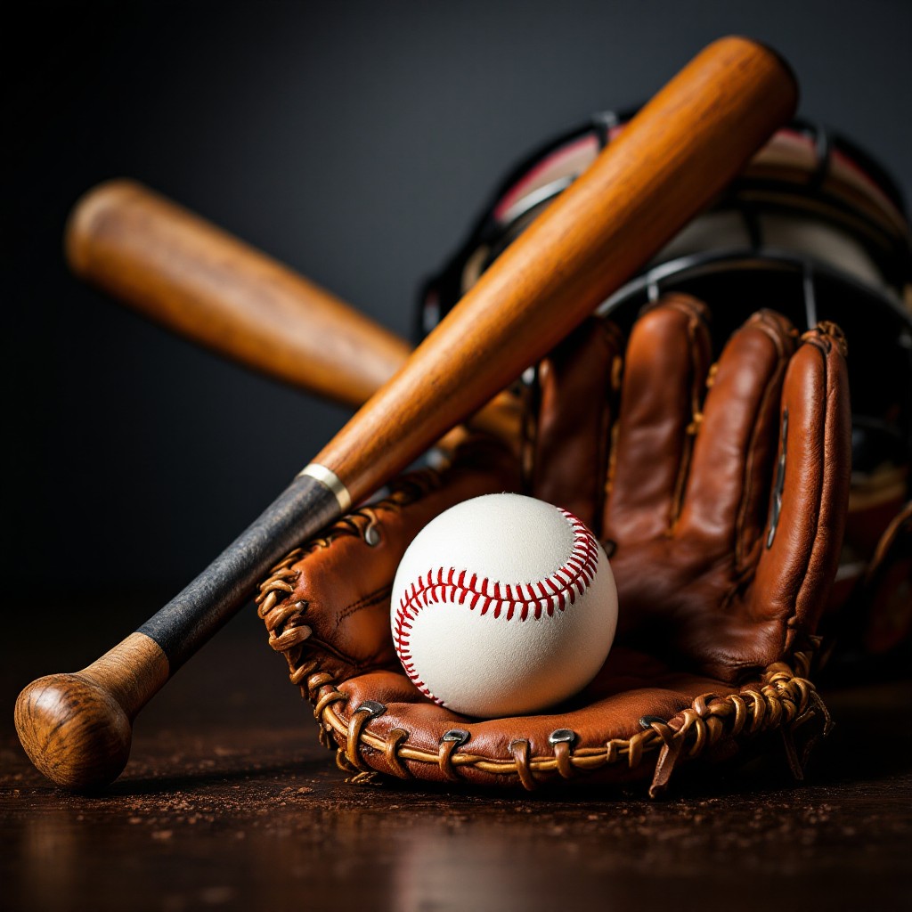 Free Classic Baseball Gear Image - Baseball, Bat, Glove | Download at ...