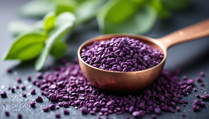 Orgabic Purple Rice Free Purple Rice Close-up Image - Purple, Rice, Copper | Download at ...