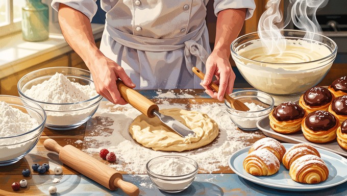 Free Artisan Bakery Craft Image - Baking, Croissant, Pastry | Download ...
