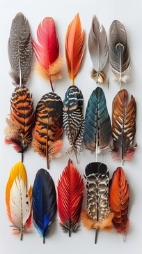 Free Colorful Feather Array Image - Feathers, Colorful, Texture ...