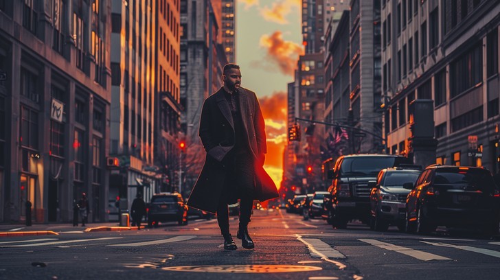 Free Sunset City Walk Image - Sunset, City, Street | Download at StockCake